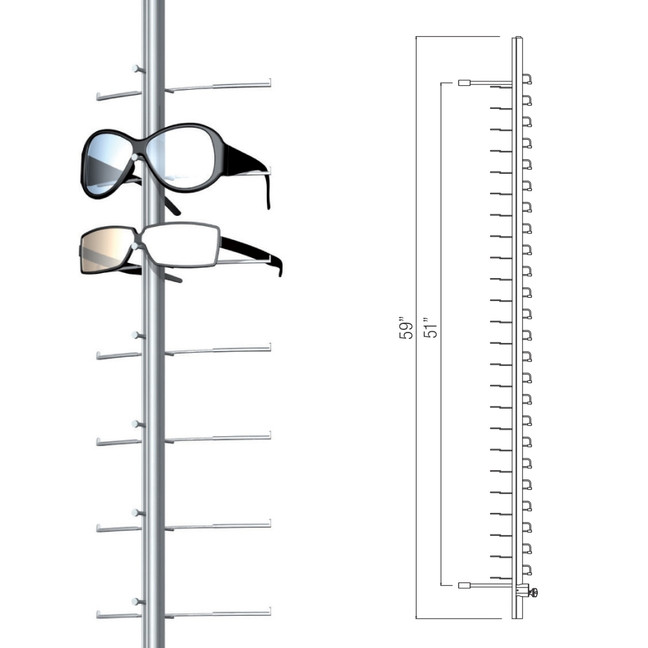 MTE 24 - Mini-TUBIX Open Single Optical Rod System.