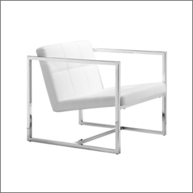 Carbon Waiting Room Chair - White