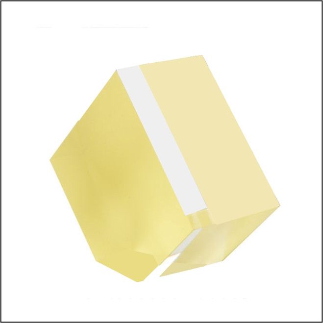 d49.YLW - Five-Sided Acrylic Block in Yellow Perfect as a Sunglass or Optical Frame Display