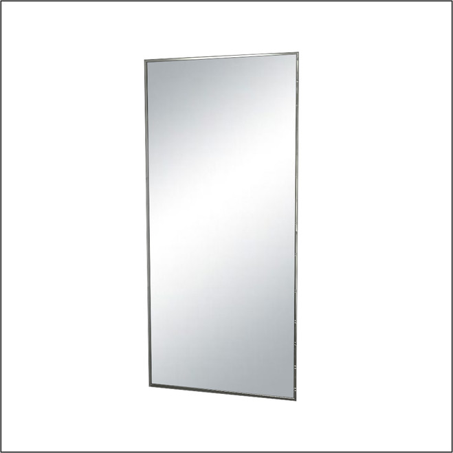 Framed Wallmount Mirror - 48" H x 22" W