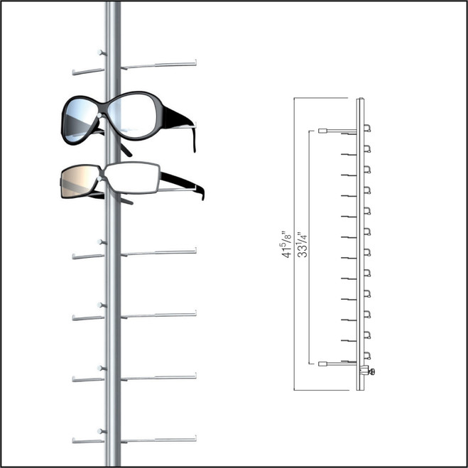 MTE 12H - Mini-TUBIX Open Single Optical Rod System (Sunwear)