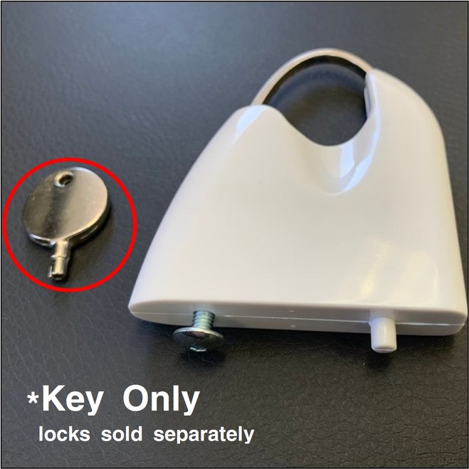 Optional Key for Eyewear Lock Optional Key for Eyewear Lock