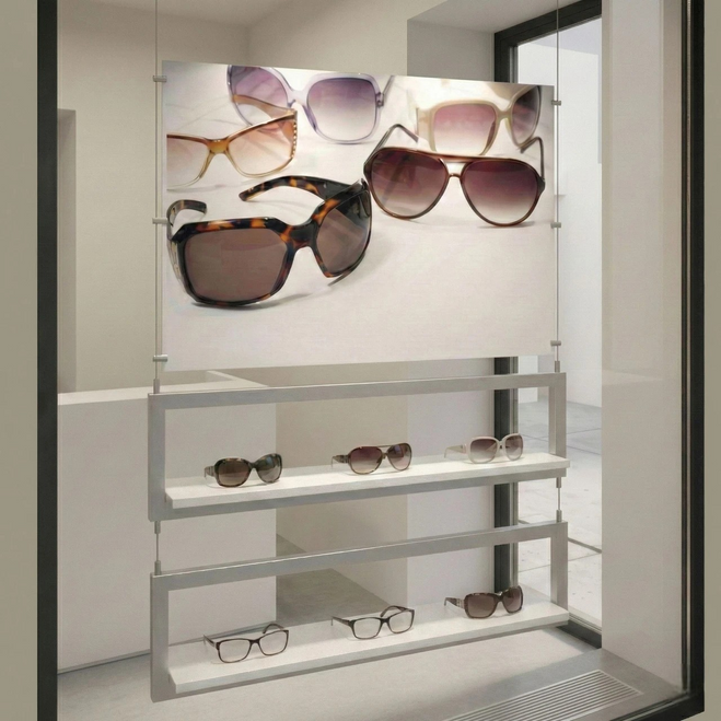 Poster Holder For Hanging Window  Optical Frame Display