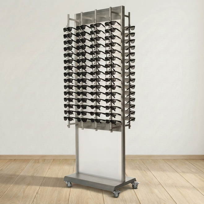 Saturn Locking Optical Frame Display - Double-Sided - For 120 Frames