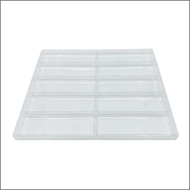 Clear Eyeglass Frame Tray as Drawer Insert - 10 frame capacity