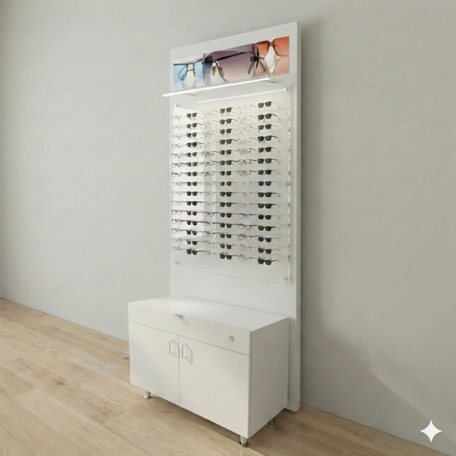 Lit Back Panels with Optional Optical Cabinets - For DW-31-90 Panels.