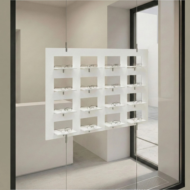 SV16 Modern Shop Window  Optical Frame Display