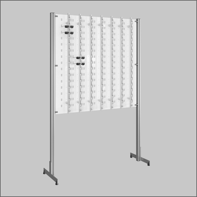 Locking Floor-Top Optical Display DW Panel 105 Frames