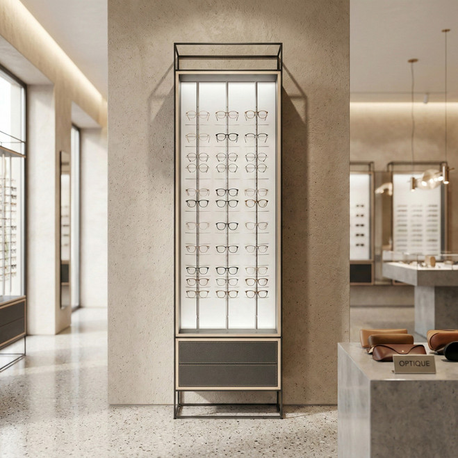 CAROLINE Wall Display with Drawers CR.SET.WP.CD.TC.09