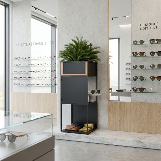 CAROLINE storage space with planter boxes CR.SET.SB.CD.PBD.FW.08