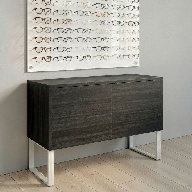 Quick-Ship 36.5" Floor-Top Optical Cabinet – Midnight Run