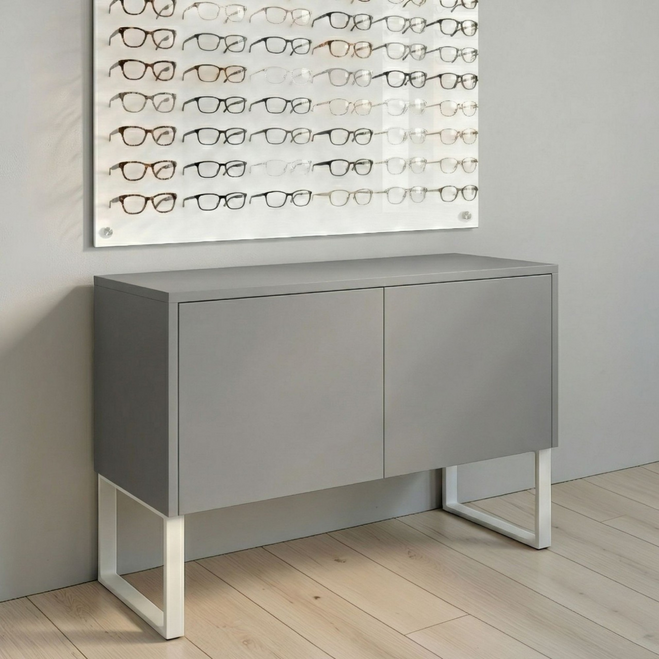Quick-Ship 36.5" Floor-Top Optical Cabinet – North Sea
