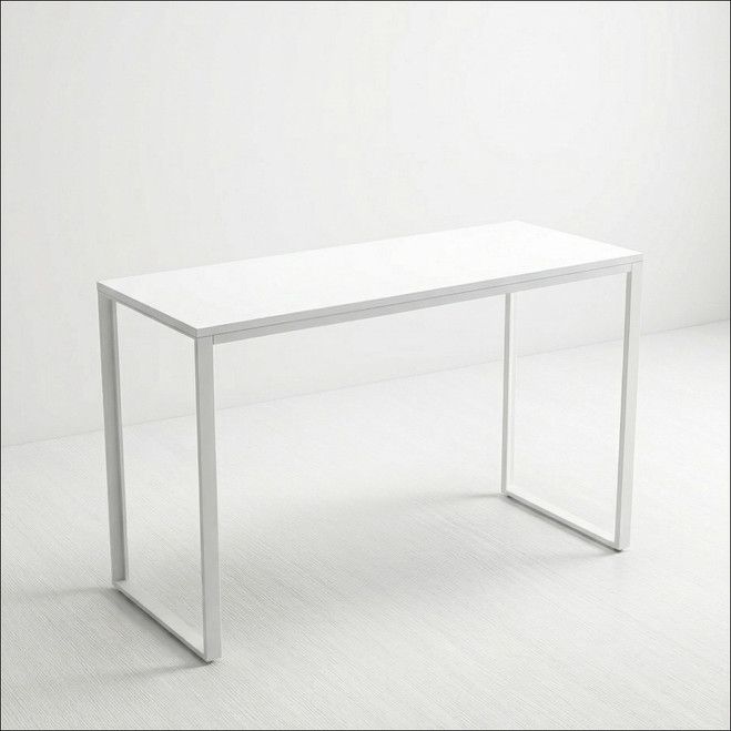 Quick-Ship 47.5" Long Optical Dispensing Table - Pure White