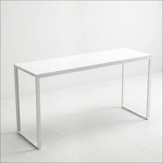 Quick-Ship 60" Long Optical Dispensing Table - Pure White