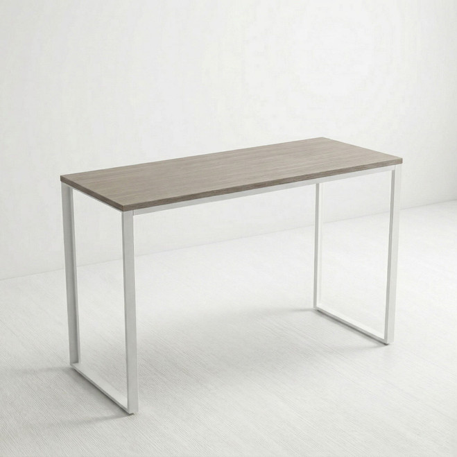 Quick-Ship 47.5" Long Optical Dispensing Table - Iron Oak