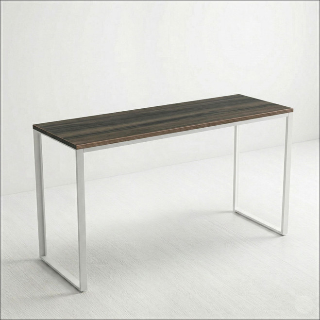 Quick-Ship 54" Long Optical Dispensing Table - Dark Walnut