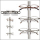 Option-C Custom Optical Eyewear Frame Display Rods Package - 5/8