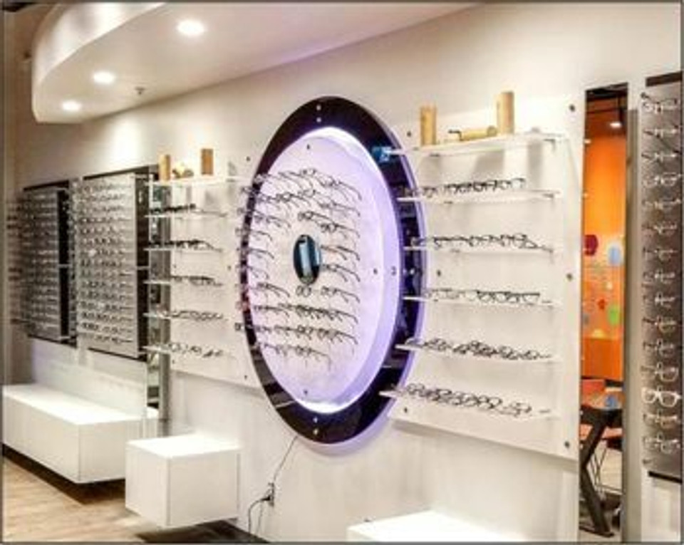 Optical Display Frame Boards Wall Mount Optical Displays