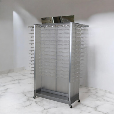 H-Unit Floortop Optical Frame Display on Wheeled Base - For 240 or 368 ...