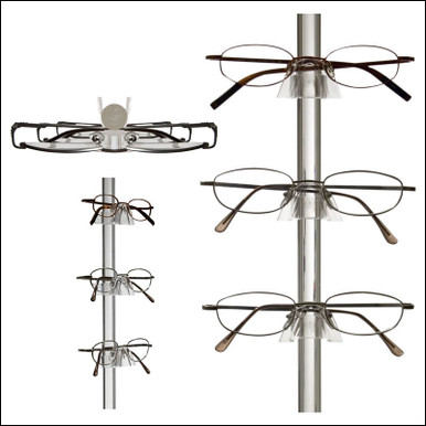 Optical Frame Display Rods Option-B Custom Optical Eyewear Frame Display Rods Package - 5/8