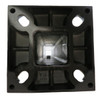 Aluminum square pole 14A4SS188 bottom view