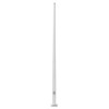 12 Foot Round Tapered Anchor Base Aluminum Light Pole - Full View