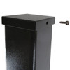 Aluminum square pole 20A4SS188 top attached