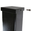 Aluminum square pole 25A5SS250 top attached