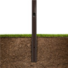 Aluminum Square Pole 20A5SS188DB Buried View