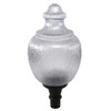 Worthington Anchor Base Decorative LED Light Pole Kit with Standard Acorn Fixture - Economy Acorn Fixture