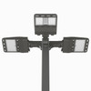 LED Pole Kit with Three PK0813 Watt LED Lights, 10-30 Foot Pole Height Options - Thumbnail