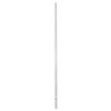 15 Foot Above Grade Round Tapered Direct Burial Aluminum Light Pole, Quick Ship (QS15A45RTDB) - Full Length