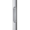 15 Foot Above Grade Round Tapered Direct Burial Aluminum Light Pole, Quick Ship (QS15A45RTDB) - Open Hand Hole