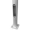 16 Foot Round Tapered Anchor Baser Aluminum Light Pole (16A57RTAB) - Base and Open Hand Hole
