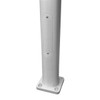20 Foot Round Tapered Anchor Based Aluminum Light Pole (20A07RTAB) - Base and Closed Hand Hole