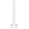 14 Foot Square Straight Aluminum Light Pole, 4 Inch Wide, 0.188 Inch Wall Thickness, Finish: Matte White