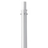 Round Tapered Direct Burial Aluminum Light Pole 20 Foot Above Grade - Pole Top w/ Tenon