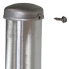 Aluminum round pole 10A4RSH125 top attached