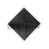 square pole cap 2.5 in. top view
