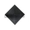 square pole cap 5 in. top view