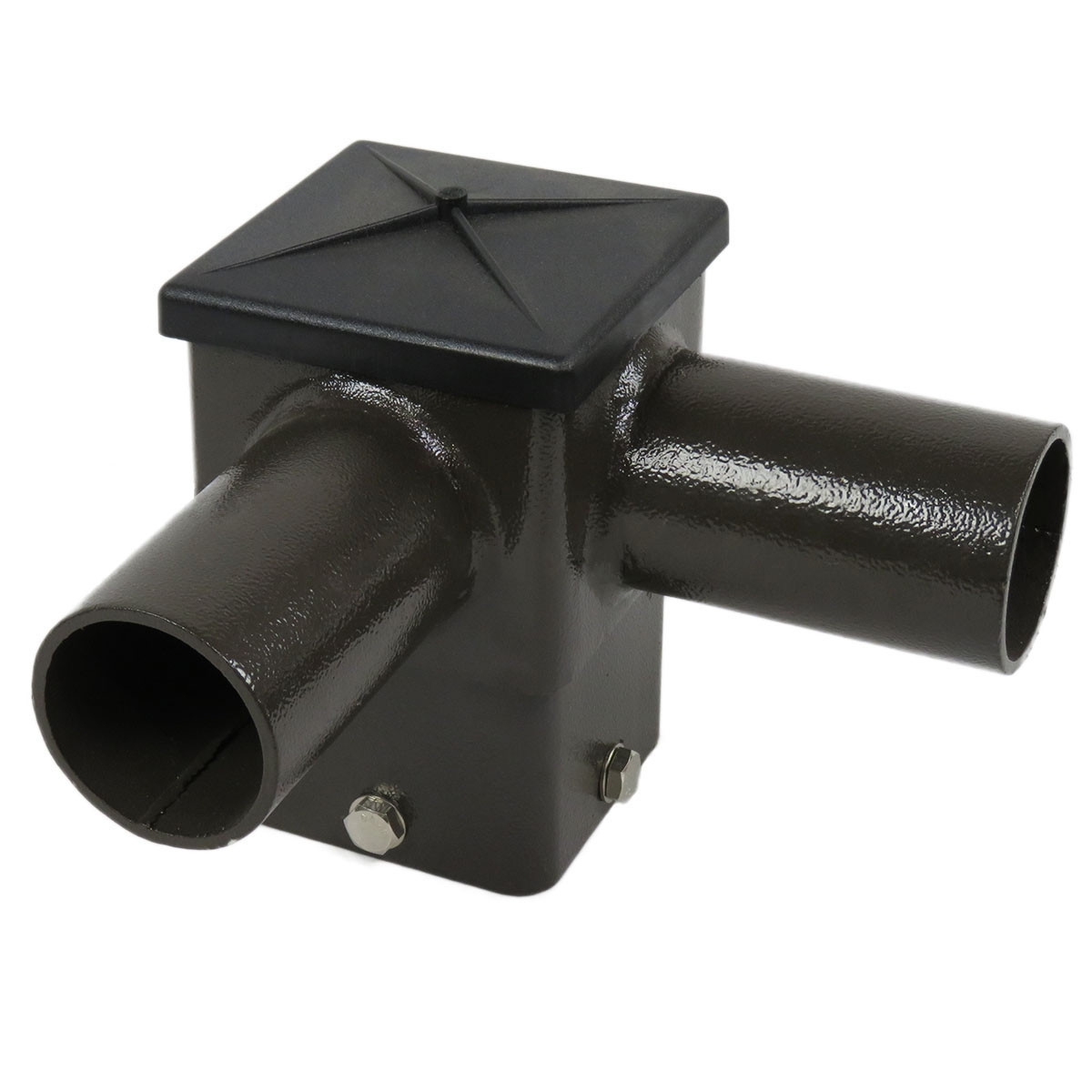 Tenon Adapter for 4 Inch Square Poles with 2 Horizontal 90 Degree