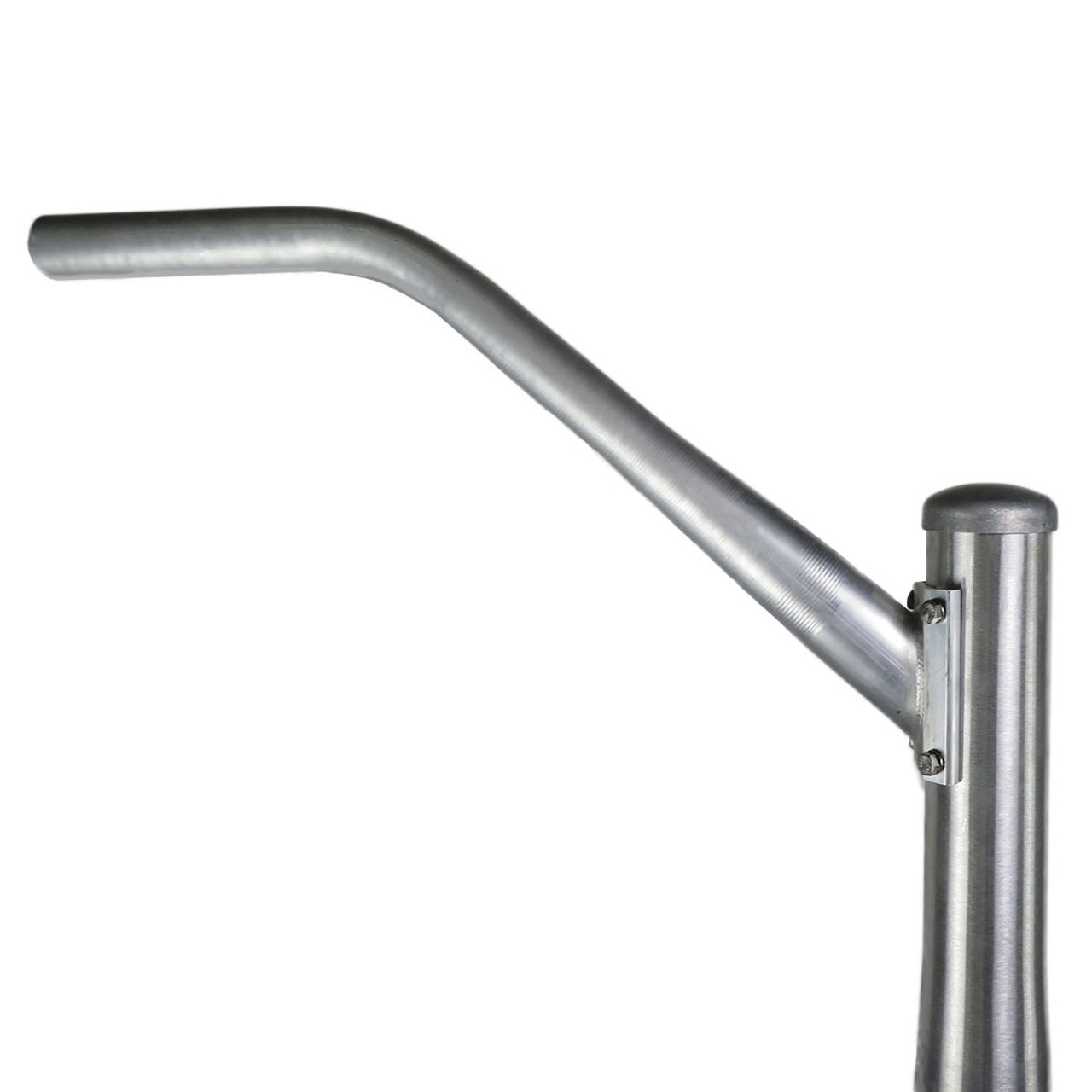 Aluminum Street Light Pole 25 ft 7 in with 4 Foot Mast Arm Street