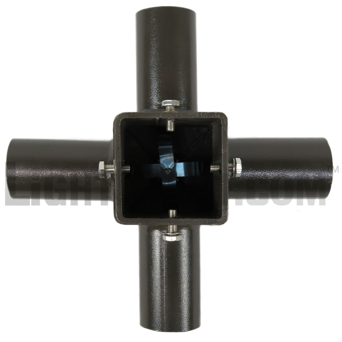 Tenon Adapter for 4 Inch Square Poles with 4 Horizontal 90 Degree ...