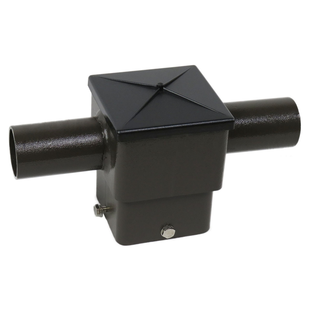 1000LED Tenon Adapter For 5 Inch Square Poles, 2.38 Inch Slip Fitter Mounted Bra