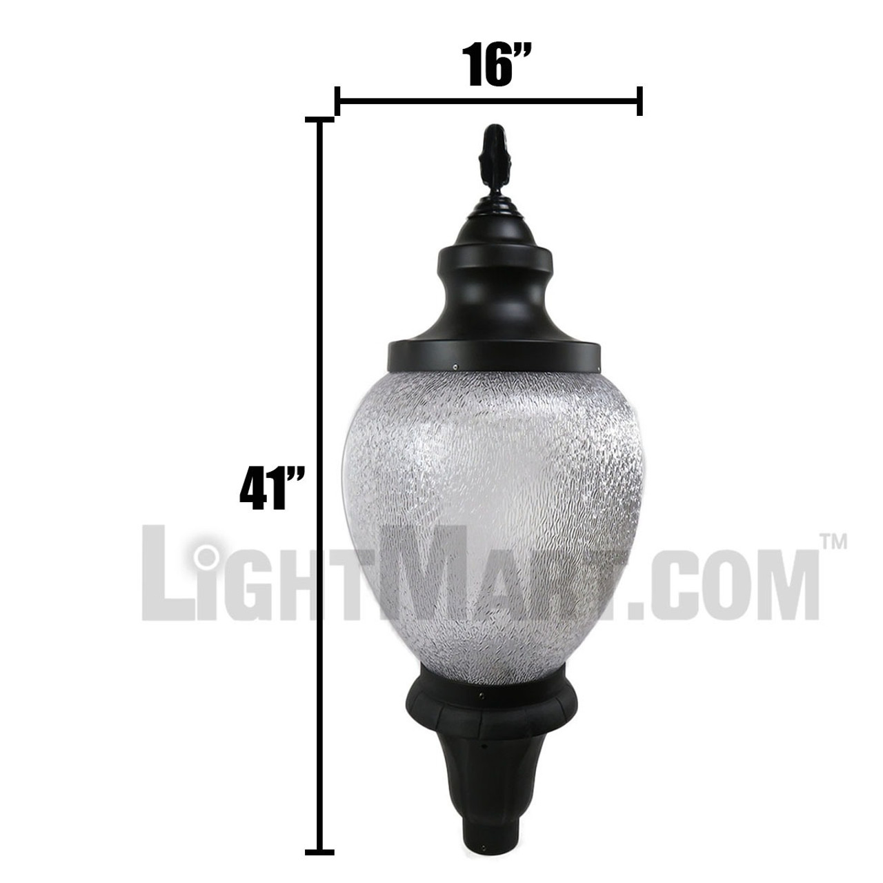 LED Lantern Light Fixture with Mogul Socket