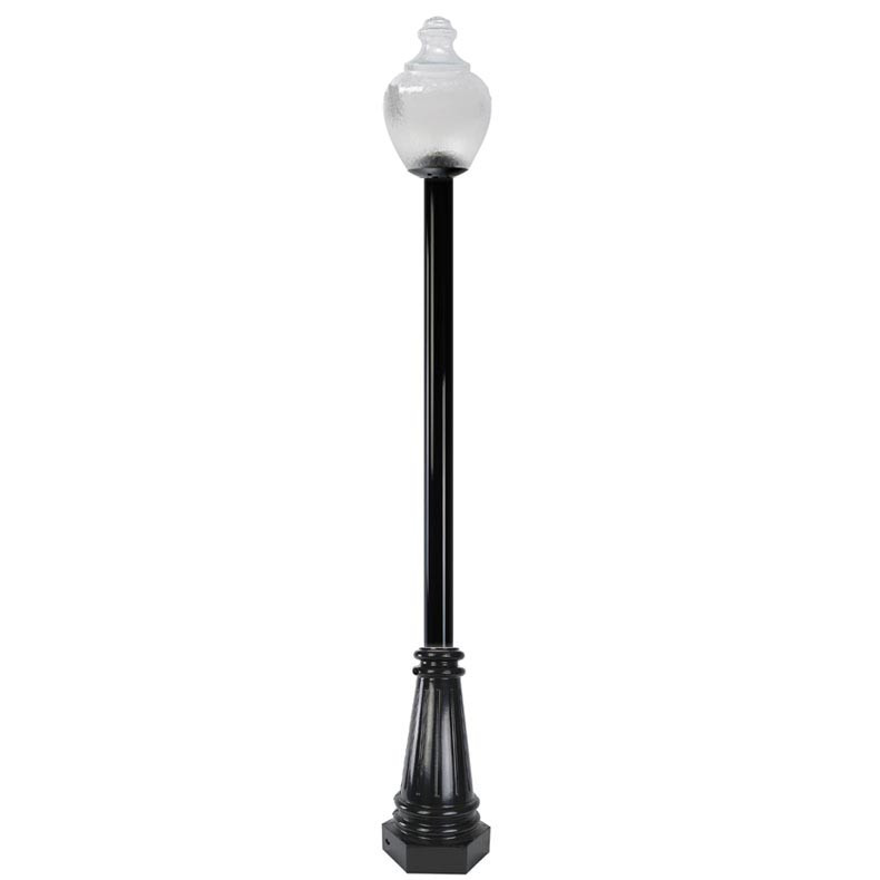 Decorative Anchor Based LED Pole Kit with Economy Acorn