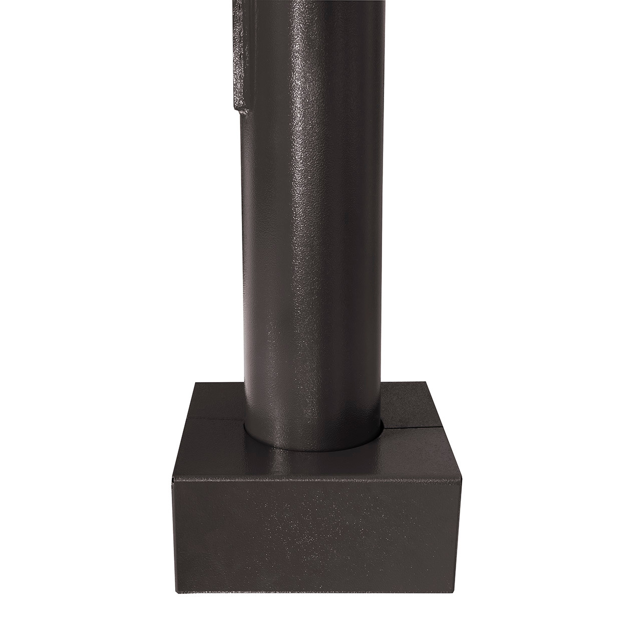 25 Foot Round Tapered Steel Light Pole - 6.6 Inch Diameter, 11