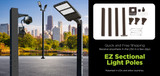 EZ Sectional Light Poles vs Conventional One-Piece Light Poles