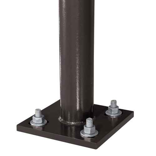 Round Straight Steel Light Pole 11 Gauge 18 ft 4 in | LightMart.com