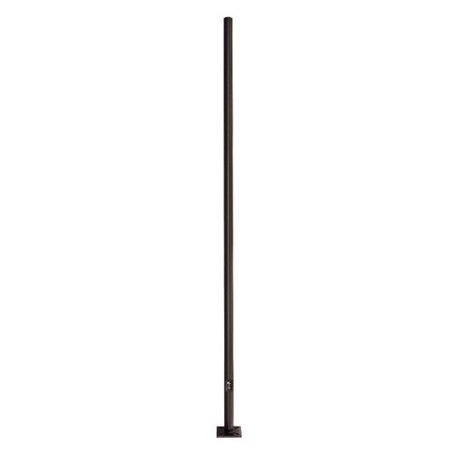 Round Straight Steel Light Pole 7 Gauge 30 ft 5 in | LightMart.com